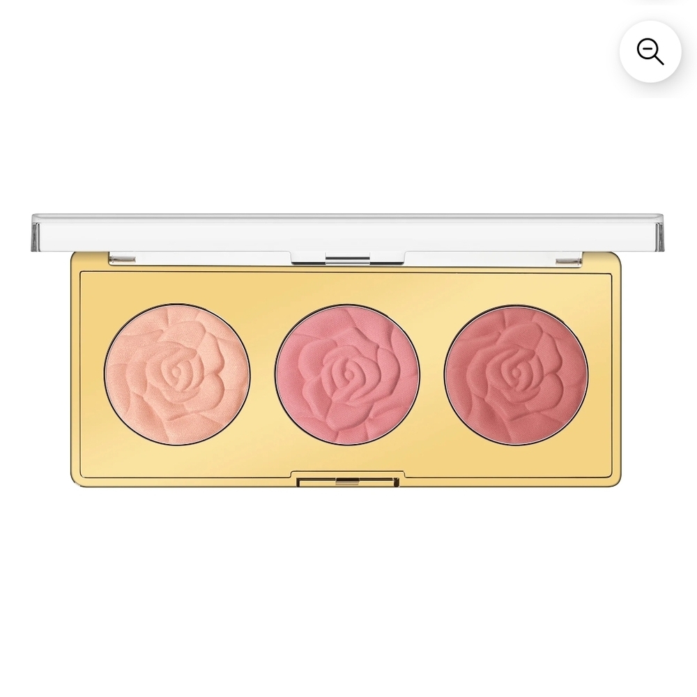 MILANI Rose Powder Blush Palette, Flowers Of Love Trio